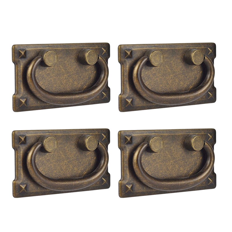 Furniture Hardware Supplies - Vintage Antique Bronze Drawer Pull Handles,