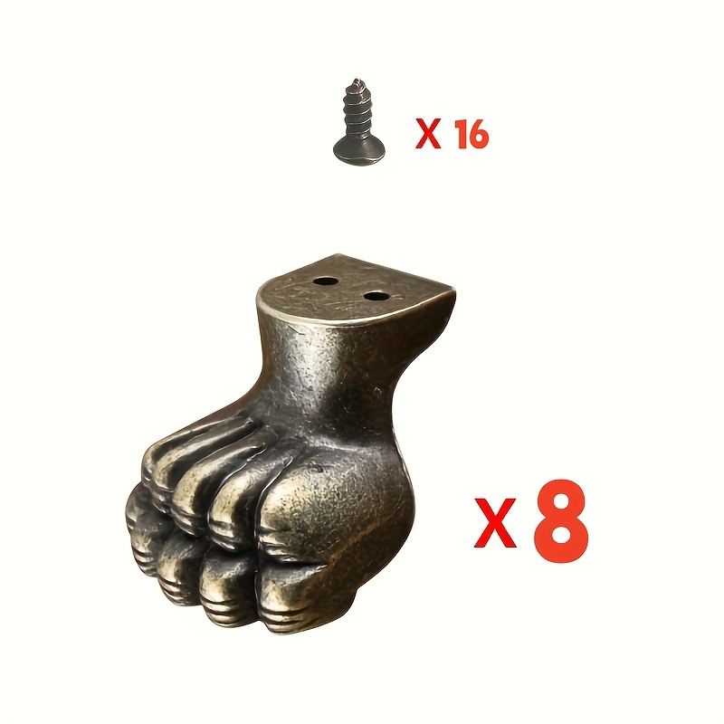 Furniture Hardware For Legs - 8 peças de latão antigo para