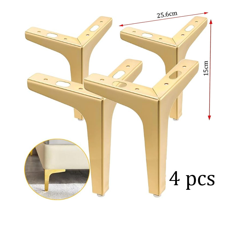 Furniture Hardware Replacement - 4 Peças de Pés de Sofá