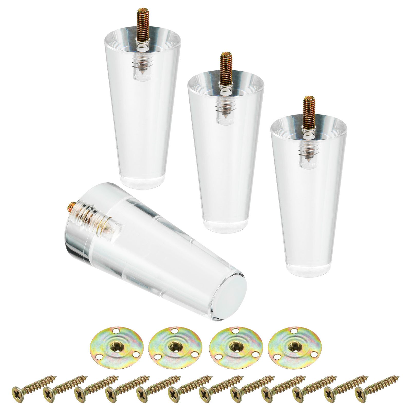 Furniture Hardware Replacement - Pés de Móveis de Acrílico Uxcell