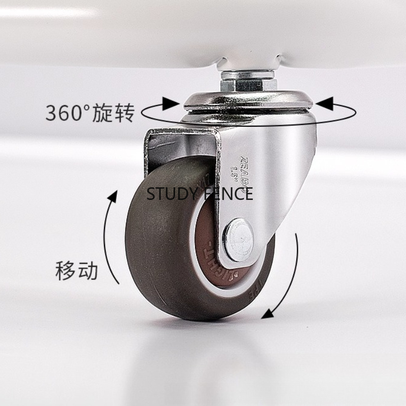 Rodízios de borracha silencios - Furniture Rotating Hardware avaliação e preço