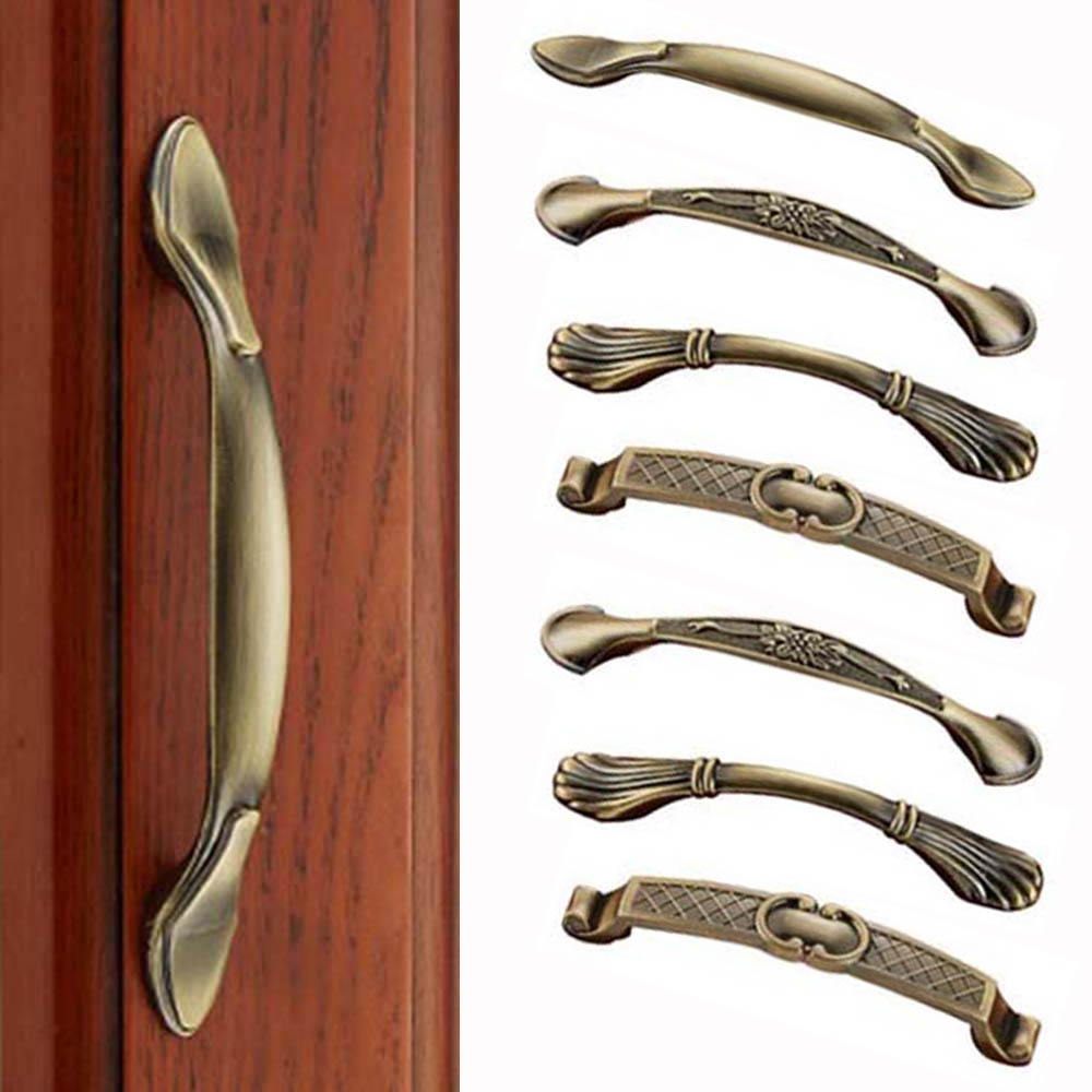 Puxadores de bronze vintage pa - Vintage Furniture Hardware Pulls avaliação e preço