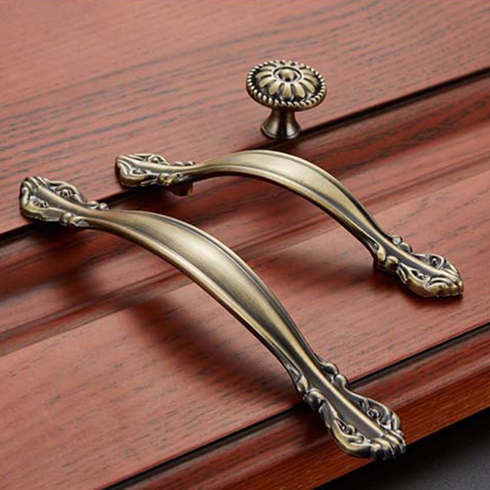 Puxadores de bronze vintage pa - Vintage Furniture Hardware Pulls avaliação e preço
