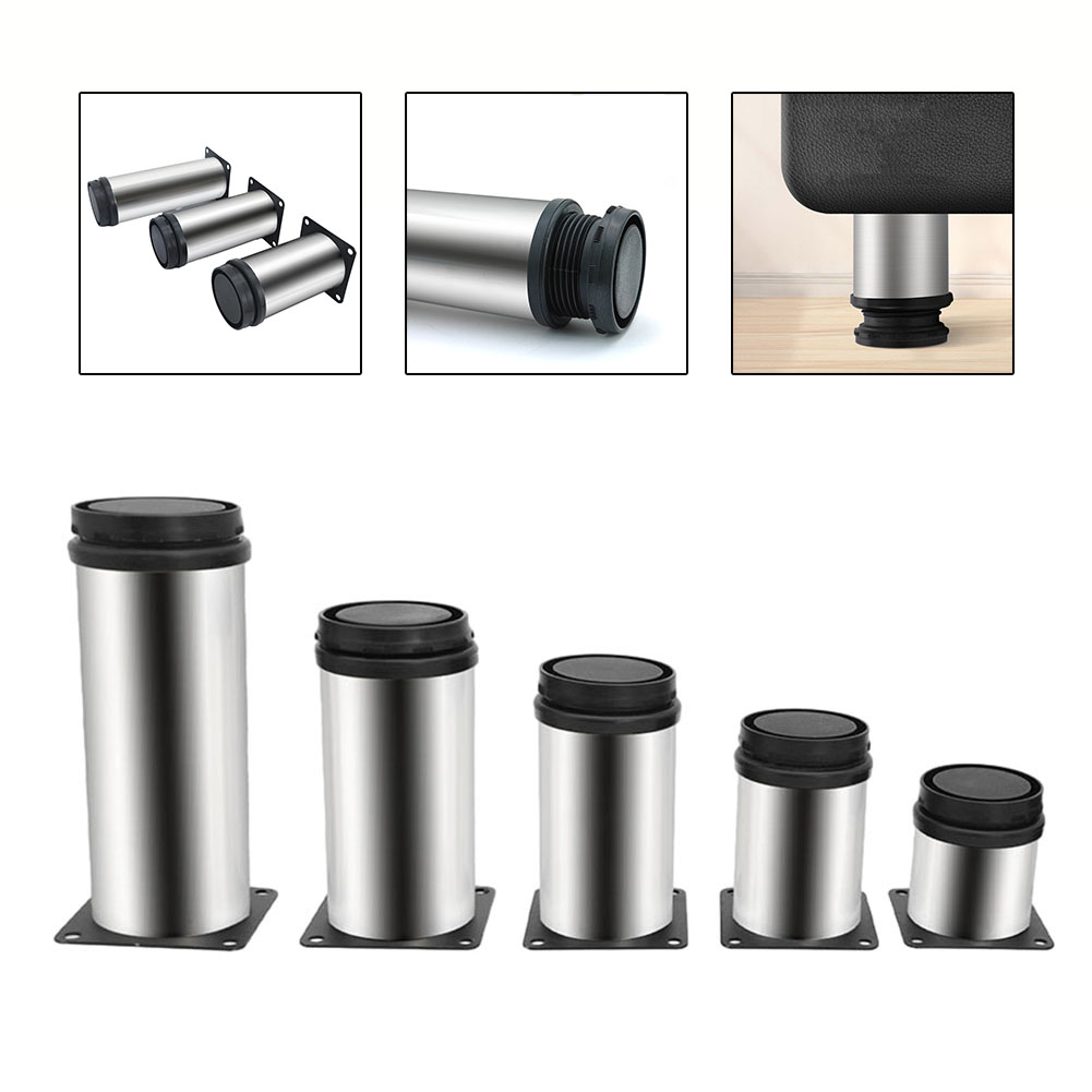 Perna de móveis de aço inoxidá - Furniture Hardware Replacement avaliação e preço