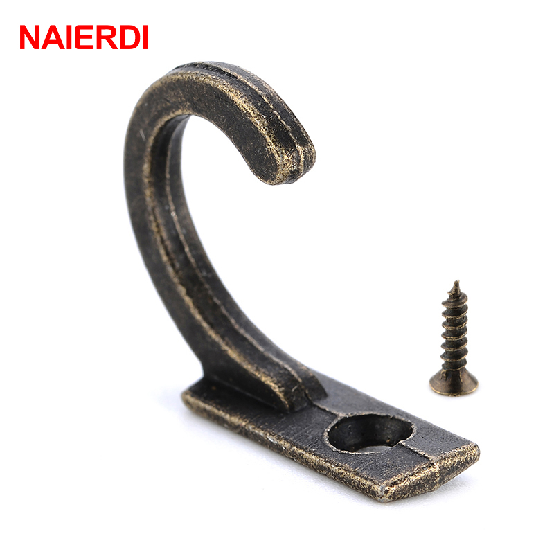NAIERDI-Pequenos Ganchos Antig - Furniture Hardware Supplies avaliação e preço