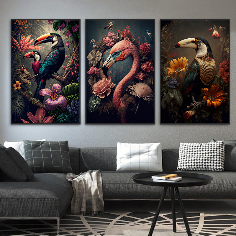 Retro Flower Bird Posters e Pr - Furniture Paradise & Hardware Ghaziabad By Owner avaliação e preço
