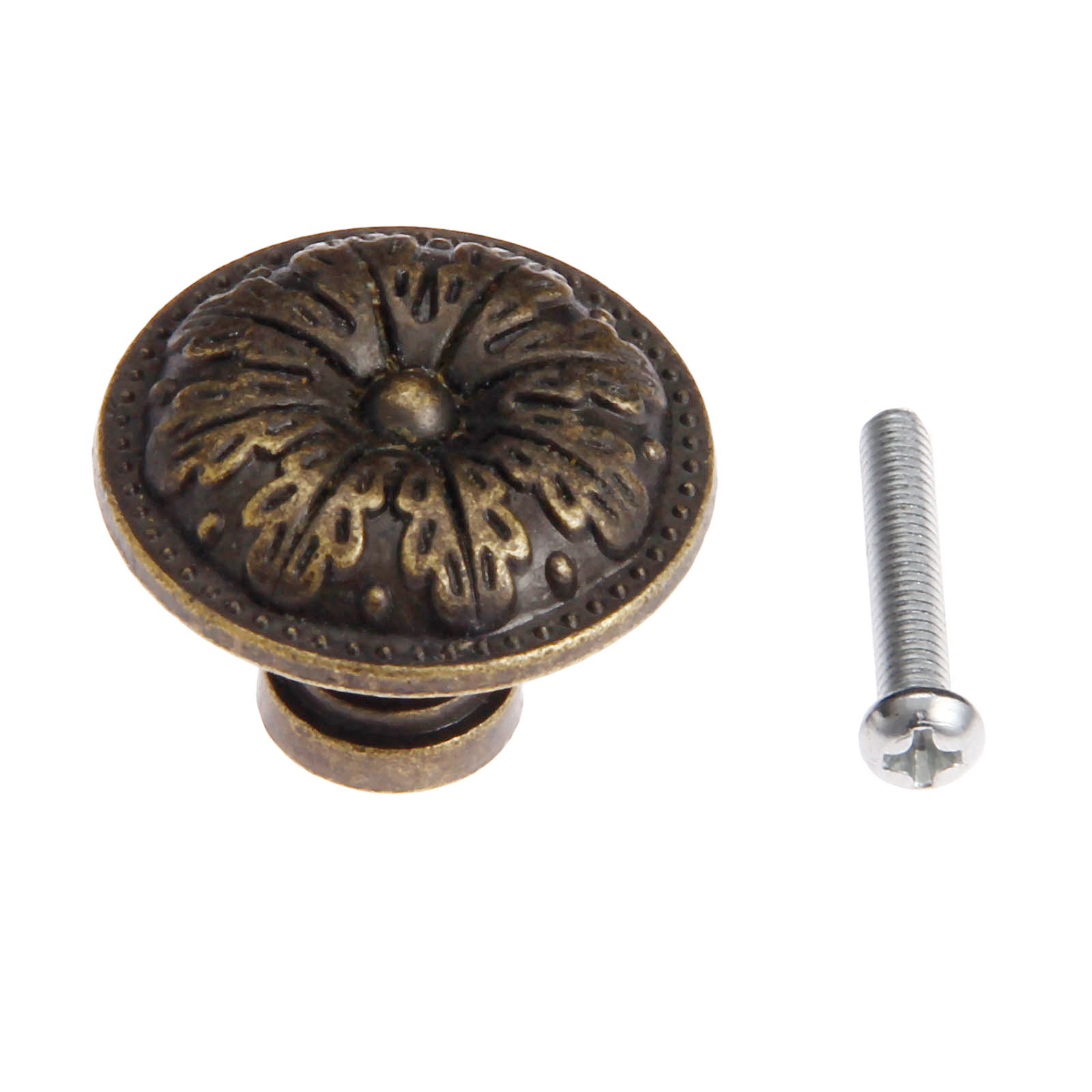 4 Peças/lote Puxadores Redondo - Vintage Furniture Hardware Pulls avaliação e preço
