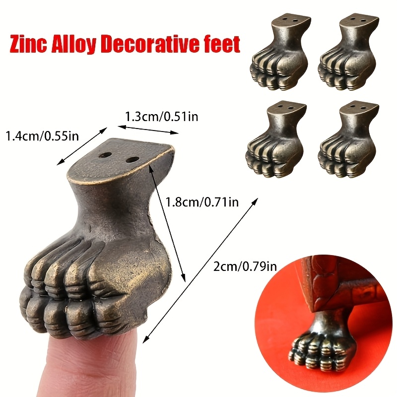 8 peças de latão antigo para p - Furniture Hardware For Legs avaliação e preço