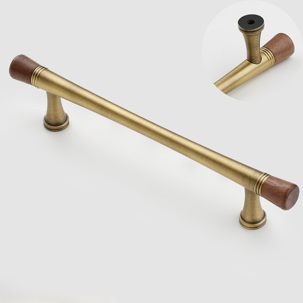 Puxador redondo de latão de no - Vintage Furniture Hardware Pulls avaliação e preço