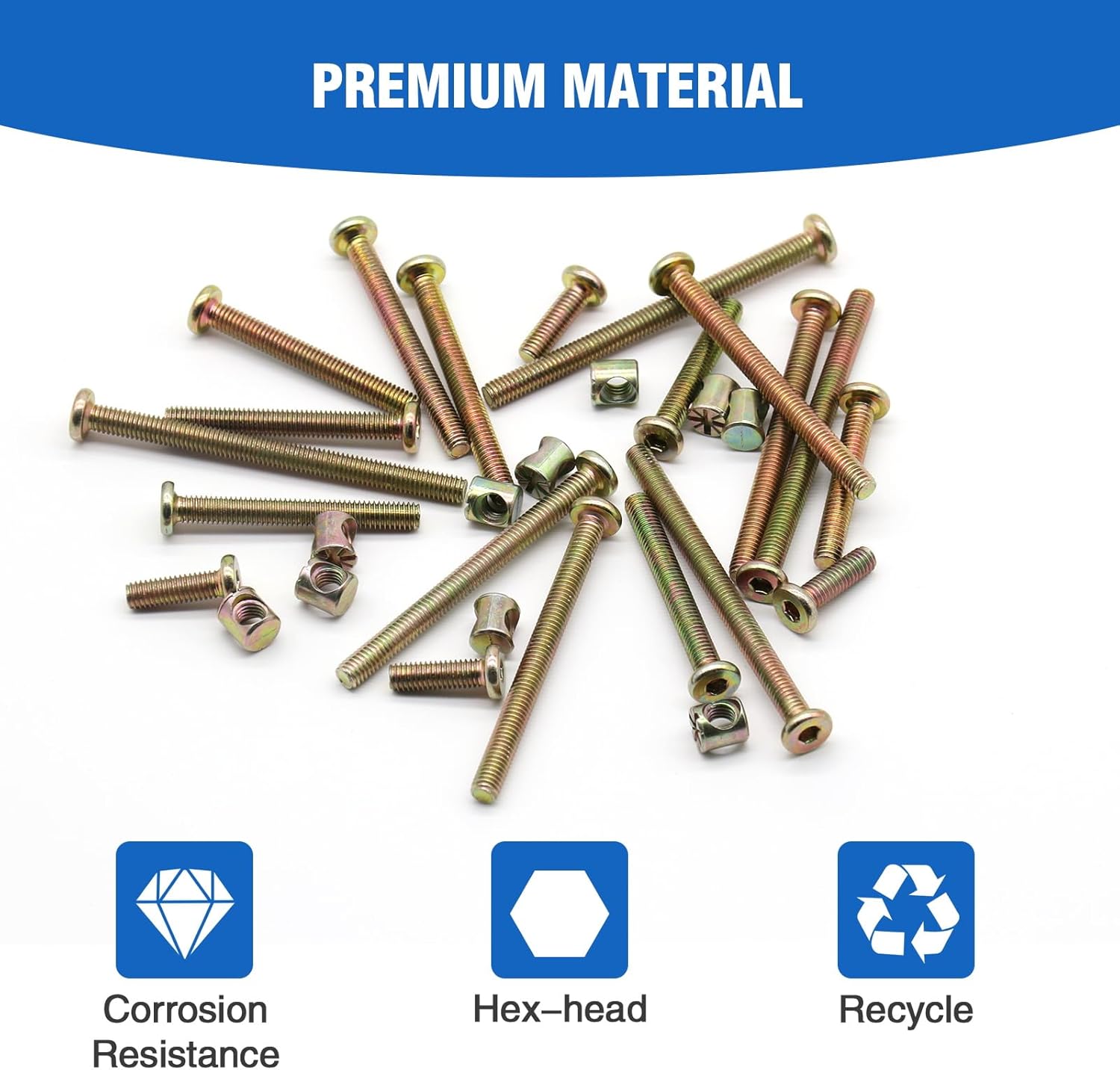Kit de Parafusos para Berço VK - Furniture Hardware Replacement avaliação e preço