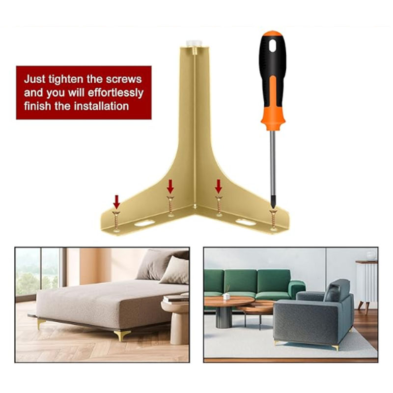 4 Peças de Pés de Sofá Moderno - Furniture Hardware Replacement avaliação e preço